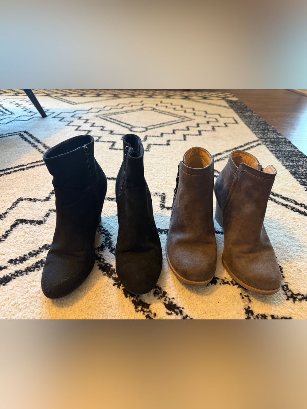 Two Pairs of Women’s Wedge Boots Size 8